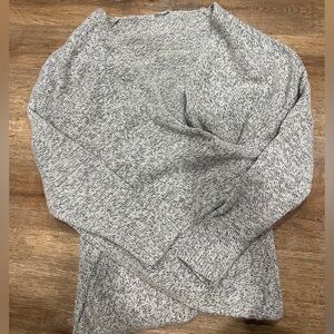 Cupshe Women's V-Neck Sweater in Heather Gray
